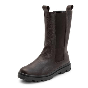 VITAFORM Chelsea Boots Damen Hoch - Feinstes Hirschleder aus Italien - Praktisch mit Reißverschluss - Perfekte Damen Schuhe Herbst im Sale